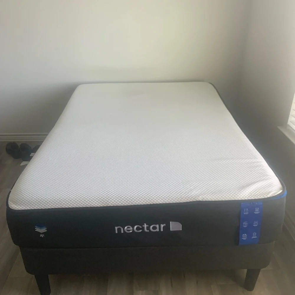 Nectar Mattress with Black and White Design